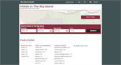 Desktop Screenshot of bigislandhotelshawaii.com